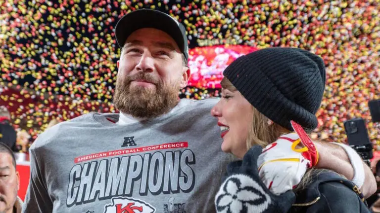 Jason Kelce story about Travis Kelce's puppy sparks rumors about new addition for Taylor Swift, Chiefs star