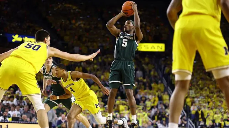 Michigan State men's basketball rolls past Michigan in rivalry win 75-62