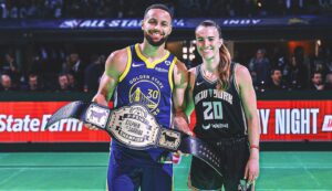 Stephen Curry vs. Sabrina Ionescu 3-point shooting event won't happen this year