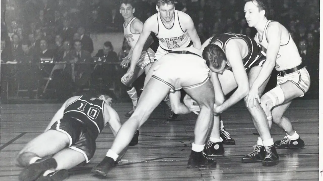 The first college basketball game on TV was Pitt vs. Fordham in 1940