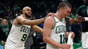 Celtics' Payton Pritchard, Derrick White combine for 84 points, set multiple NBA records in Boston win