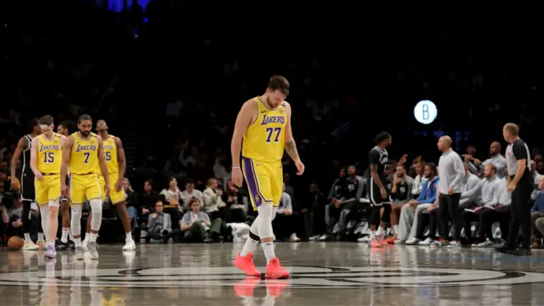 Lakers, Luka Dončić fail first test without LeBron James in ugly loss to Nets, leaving JJ Redick frustrated