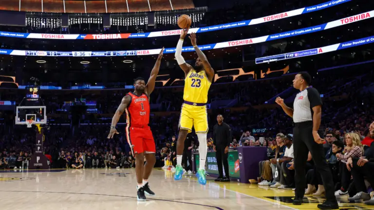 LeBron James becomes first to score 50,000 career points as he continues to lead Lakers at All-NBA level